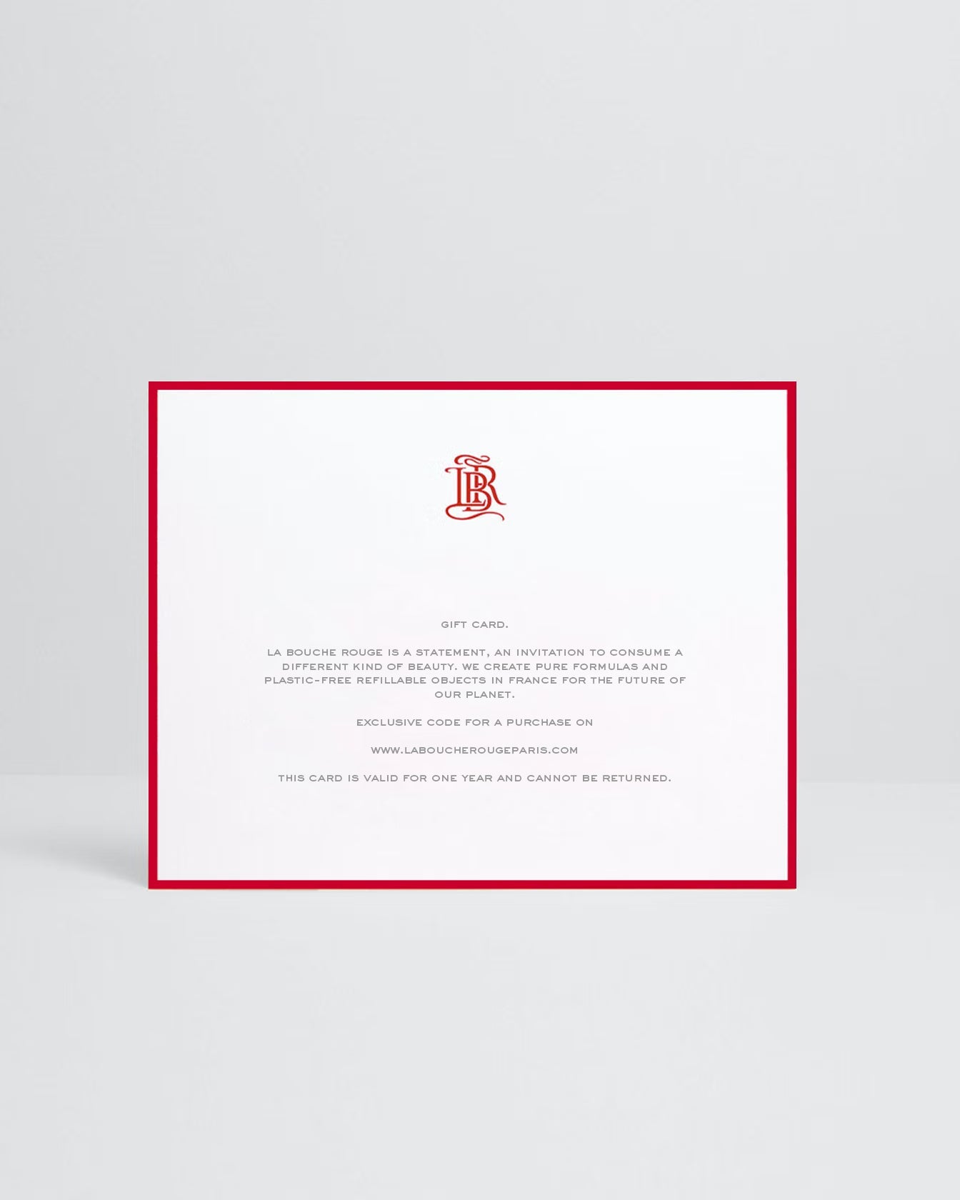 Carte de correspondance - La Bouche Rouge Paris